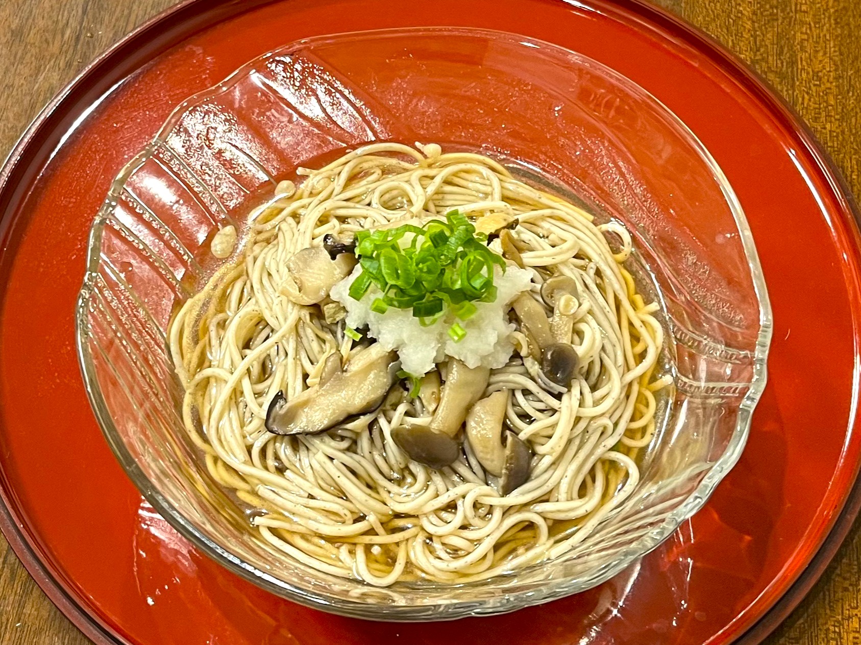 きのこおろし蕎麦
