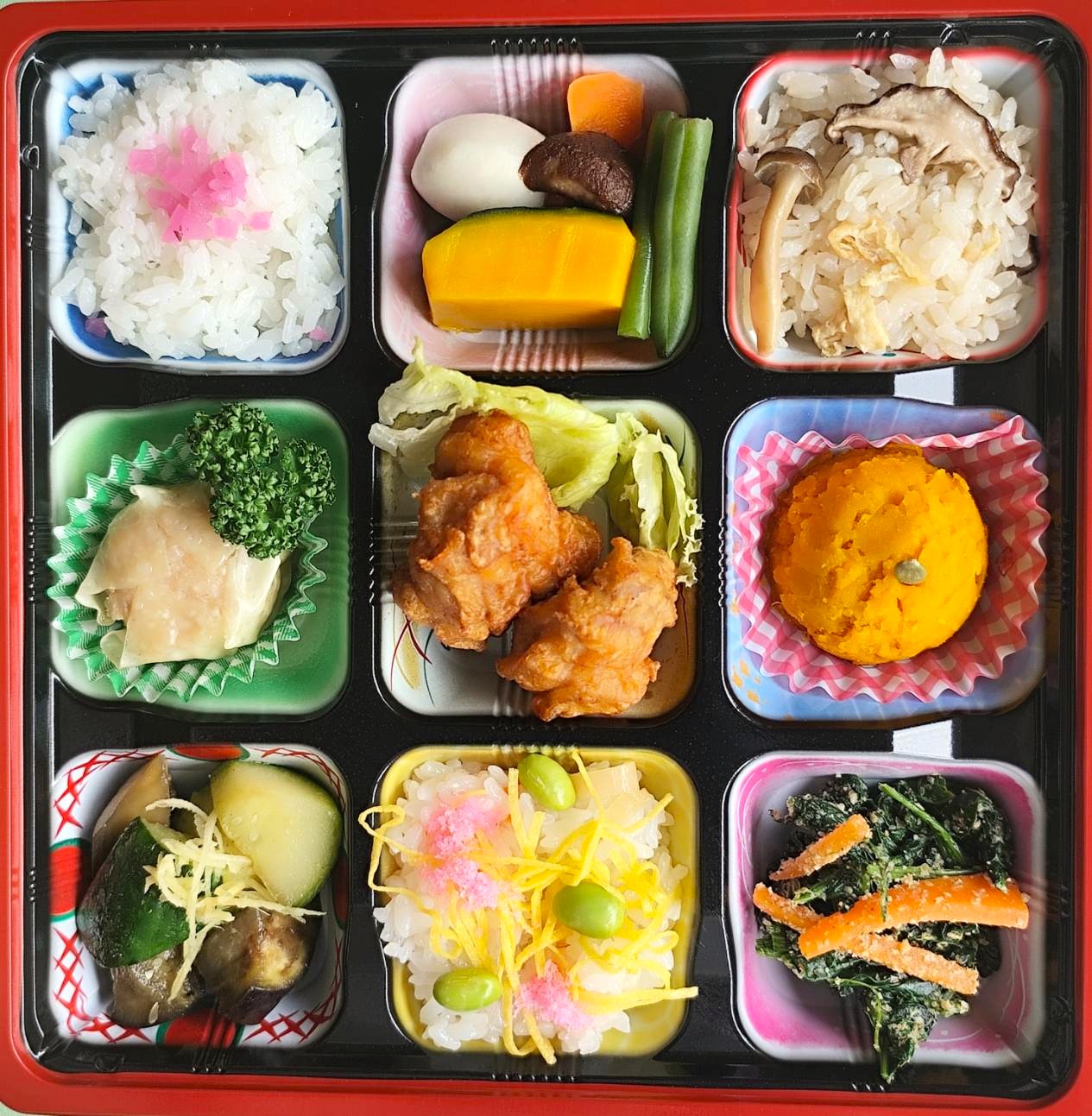 和風9つ割り弁当