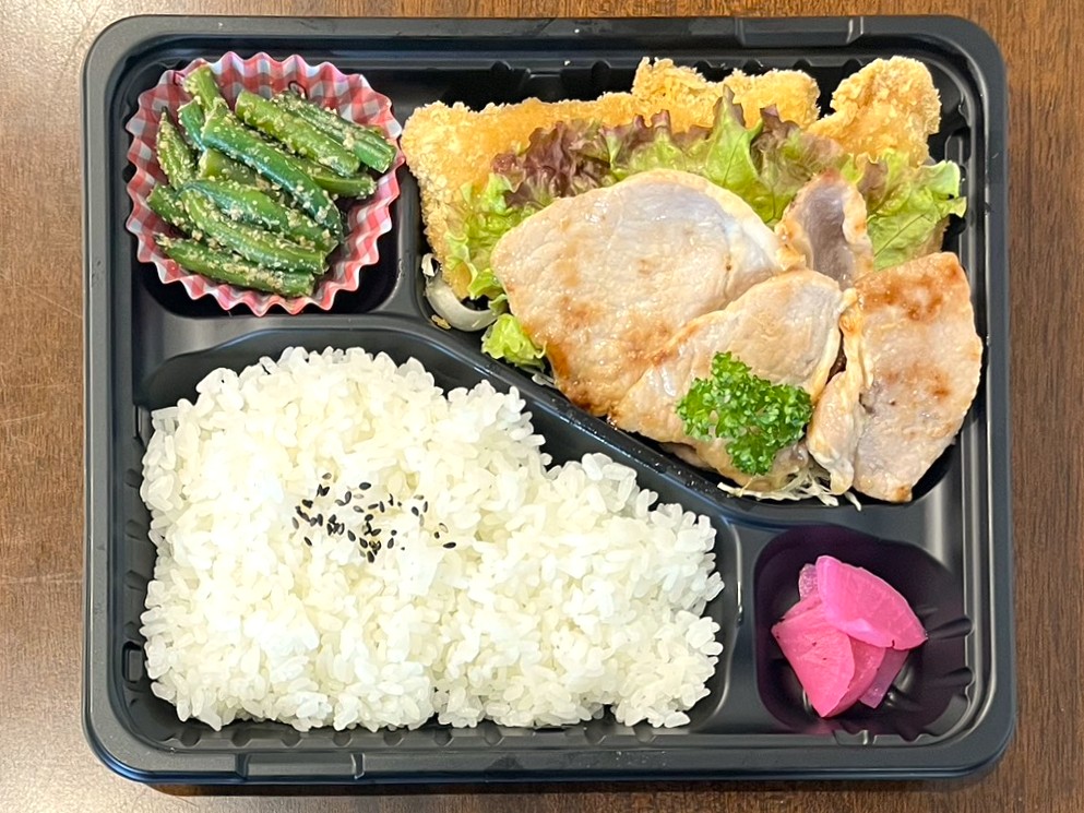 わらじカツと味噌豚弁当